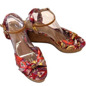 Nine West Electrico Wedge Sandal, size 10